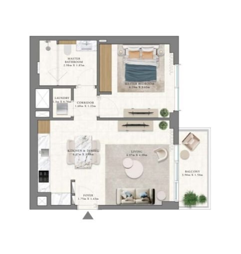 Vida Residences Club Point 1br