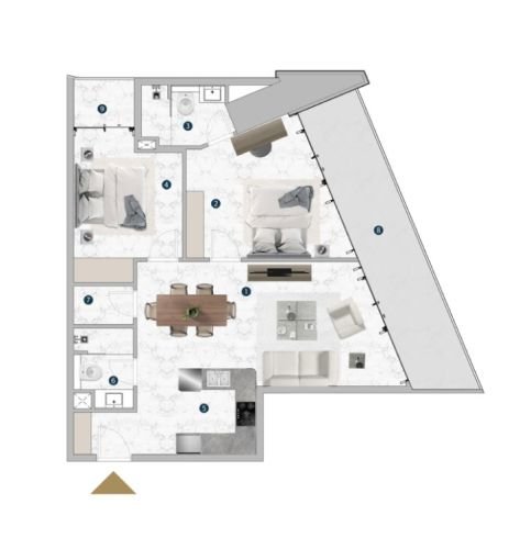 Franck Muller Vanguard floor plan