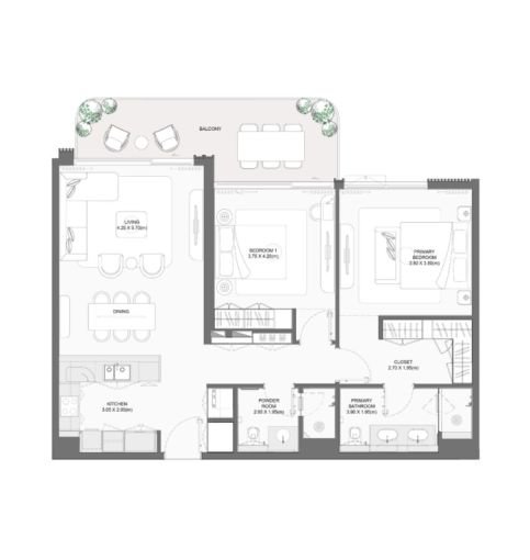 Bay Grove Residences 2BR Apartment