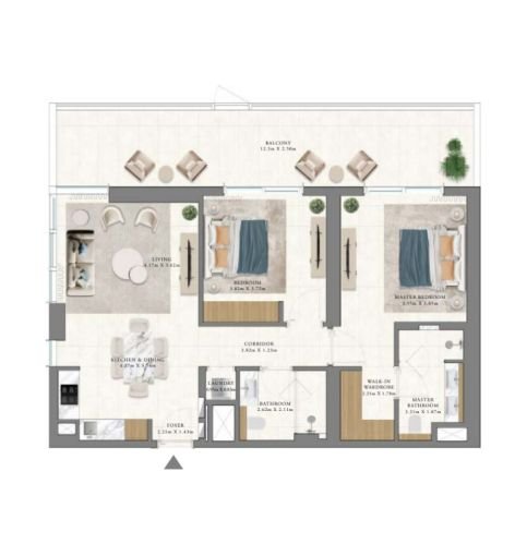 Vida Residences Club Point 2br