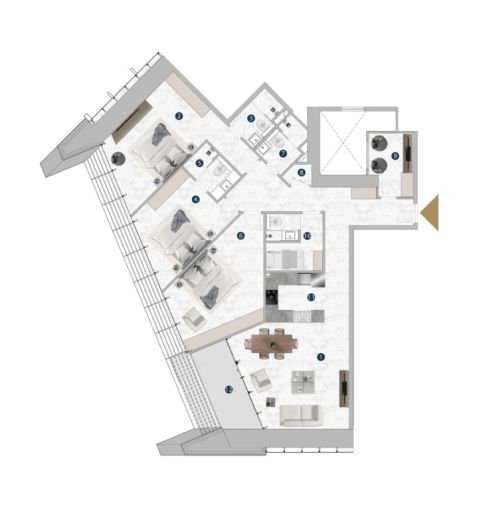 Franck Muller Vanguard floor plan