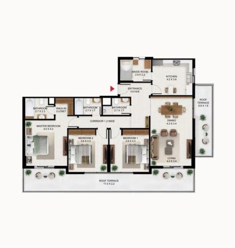 South Garden floor plan