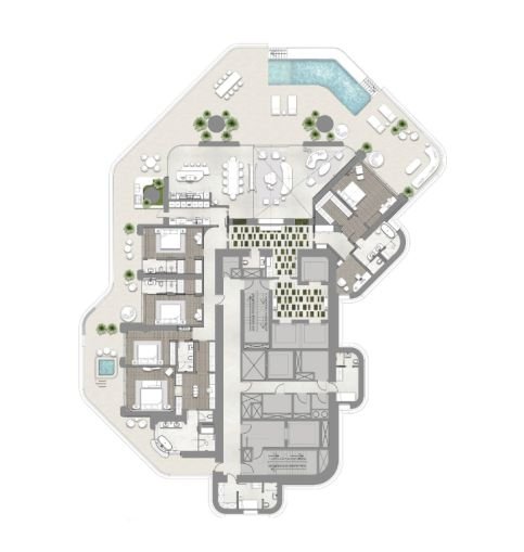 Regent residences Dubai. Sankari Place 6br