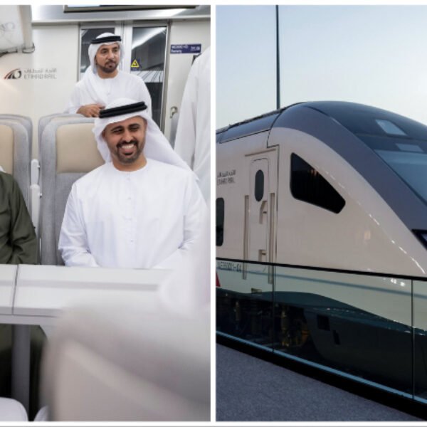 Etihad Rail The locations of first passenger stations for train linking seven emirates