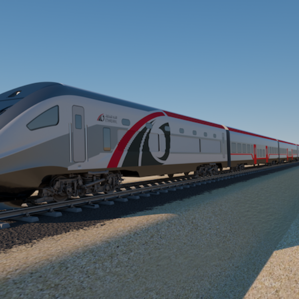 Etihad Rail The locations of first passenger stations for train linking seven emirates