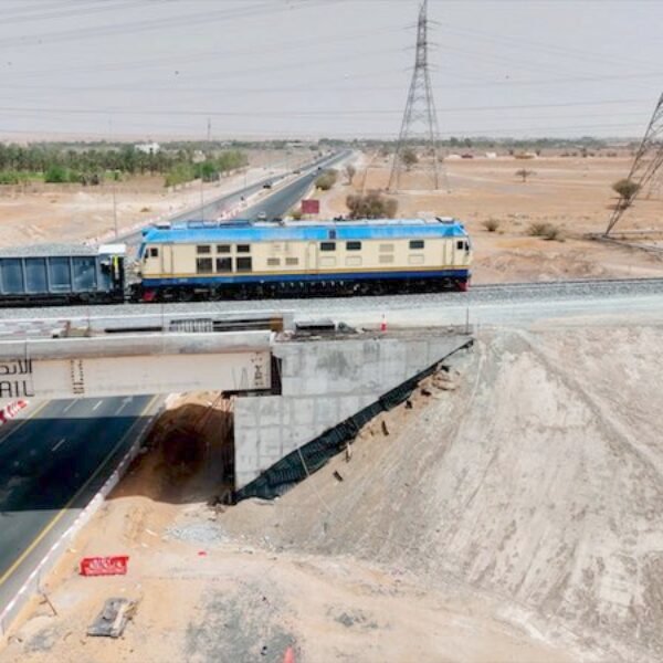 Etihad Rail The locations of first passenger stations for train linking seven emirates