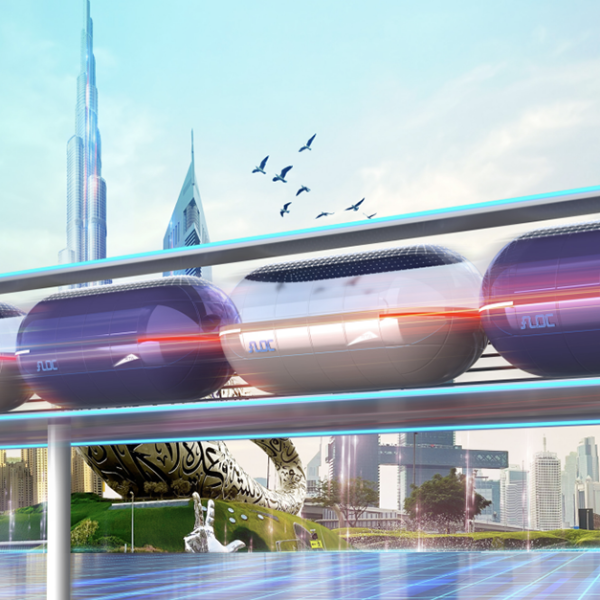 Plans for Dubai’s futuristic new driverless pod rail system are revealed.