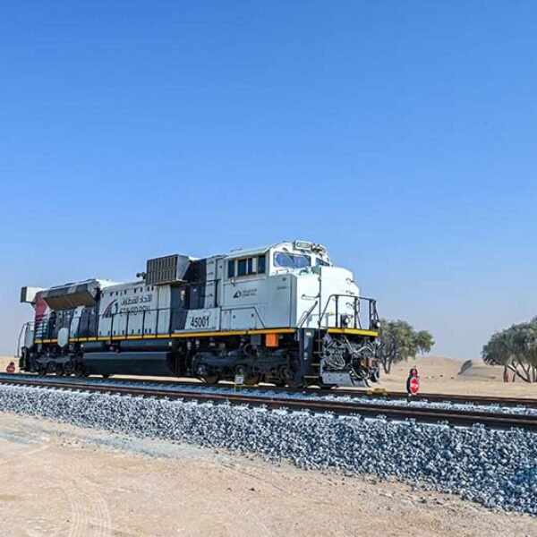 Etihad Rail The locations of first passenger stations for train linking seven emirates