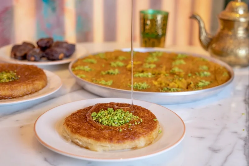 Indulge in Omar Odali’s legendary Knafeh