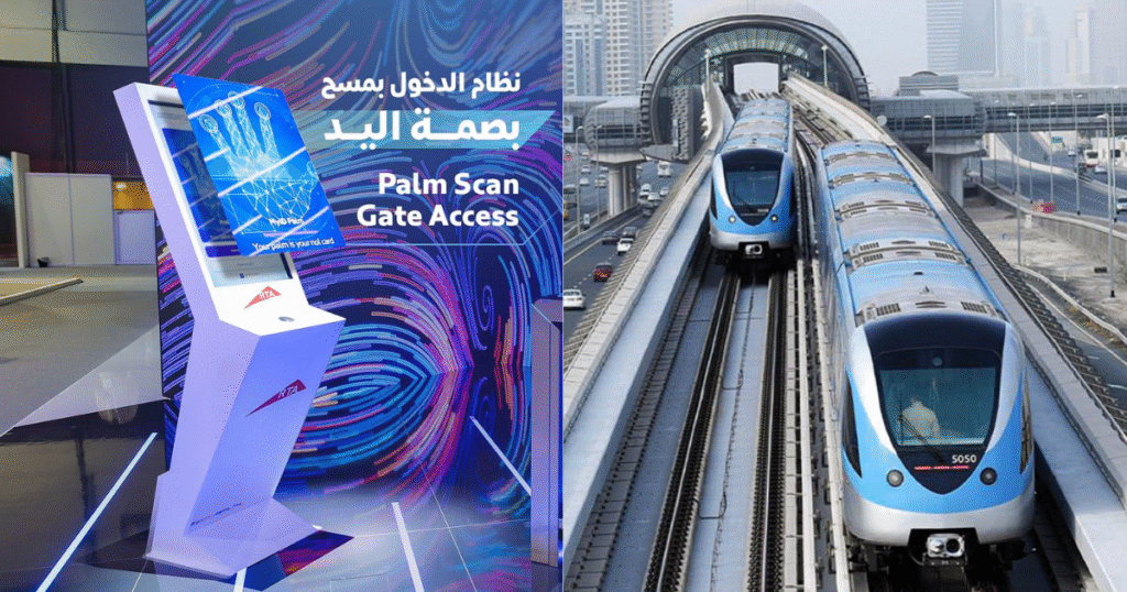 Paying with your palm at Metro stations