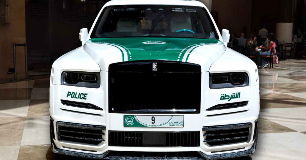 tuned Rolls-Royce in Dubai Police