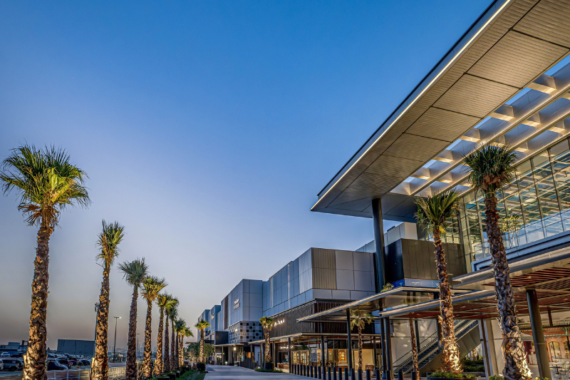 shopping and dining at Nad Al Sheba Mall