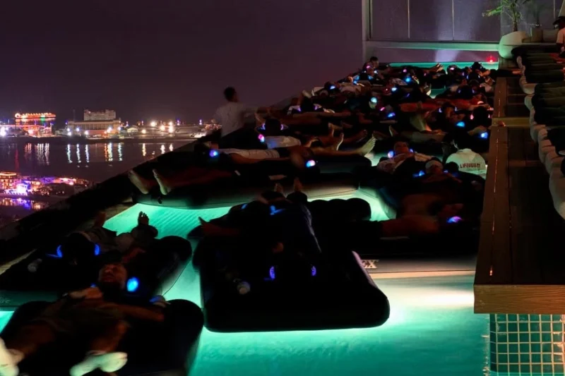 June 8 and 22: Drift away with floating sound healing at AURA
