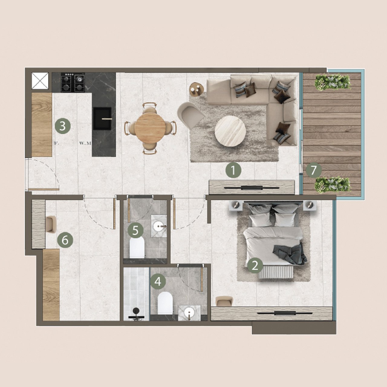 Lilian Residences 1br