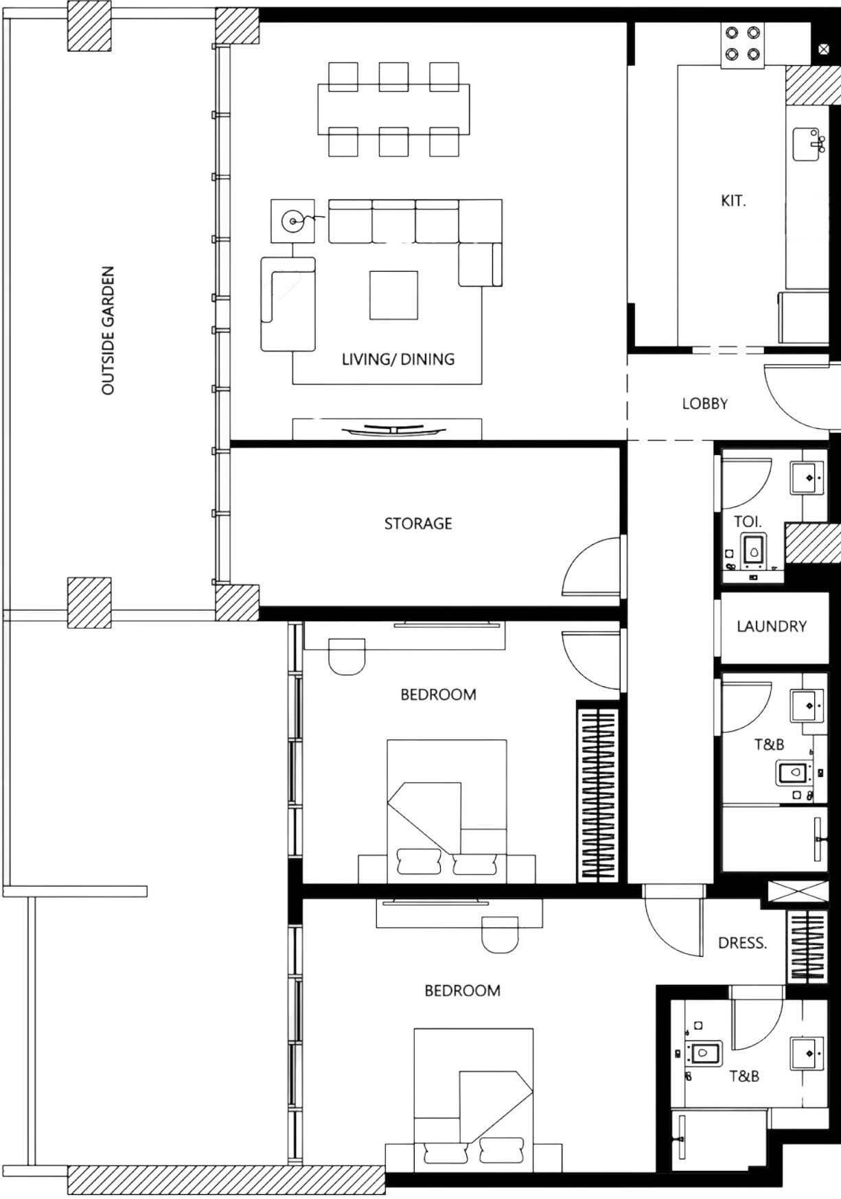 Binghatti Galaxy 2br