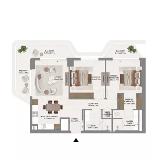2br Sera RYM in Rashid Marina