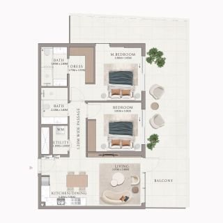 Sunrise Bellagio 2-BR apartments