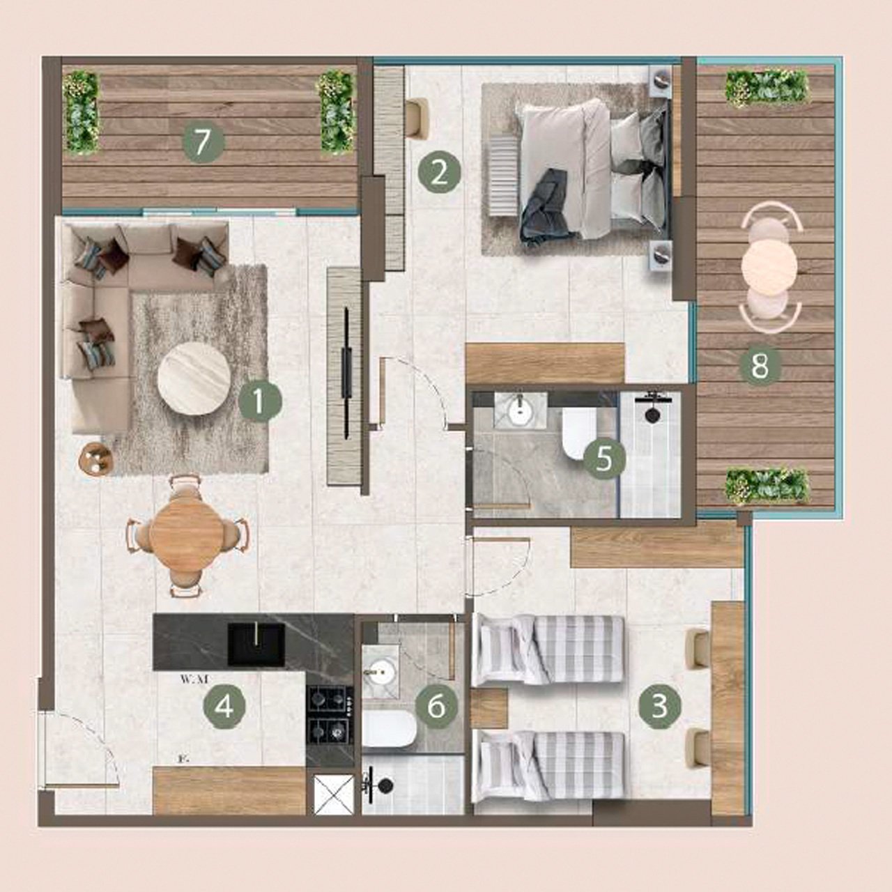 Lilian Residences 2br