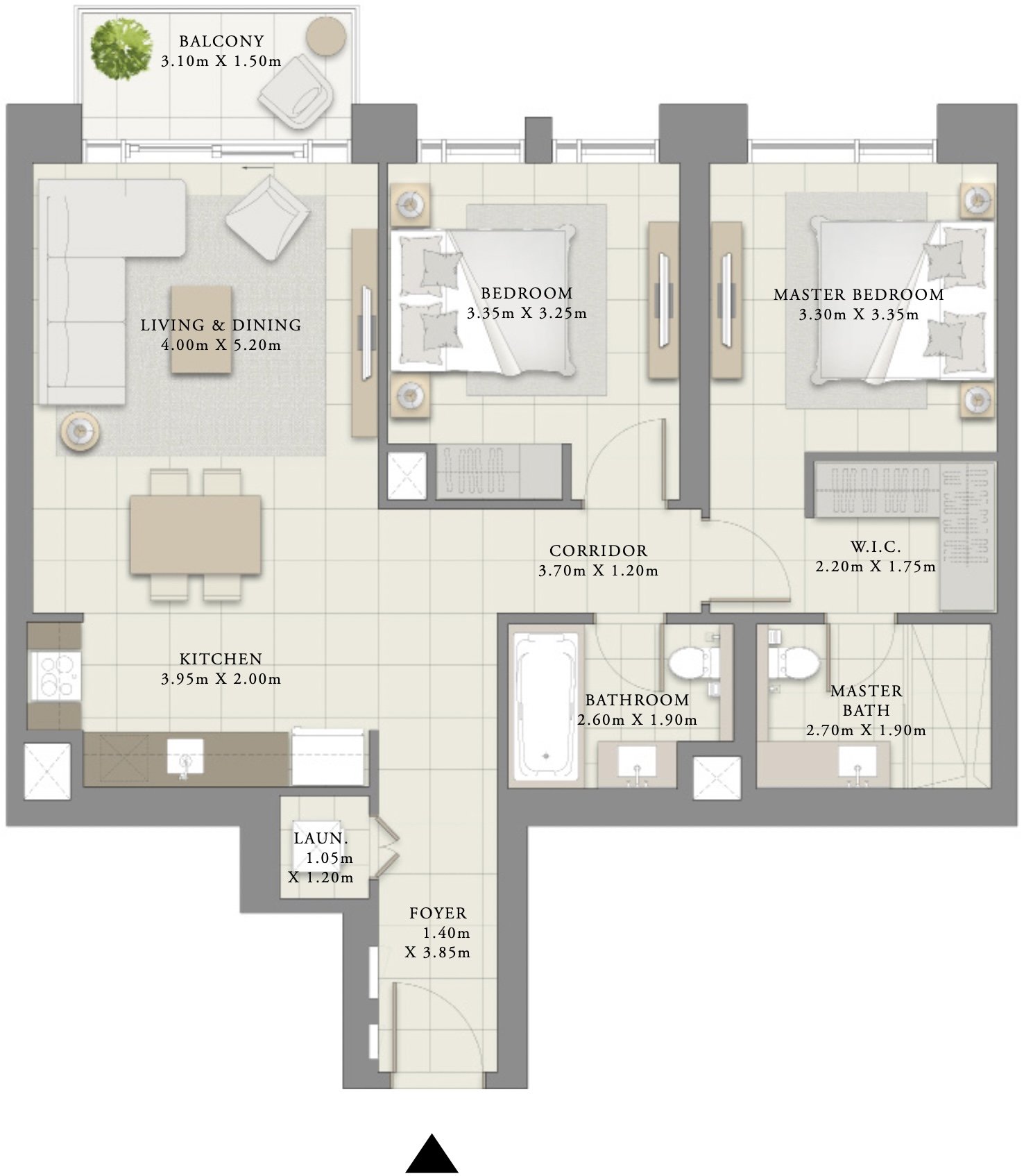 2br Emaar Creek Crescent in Dubai Creek Harbour