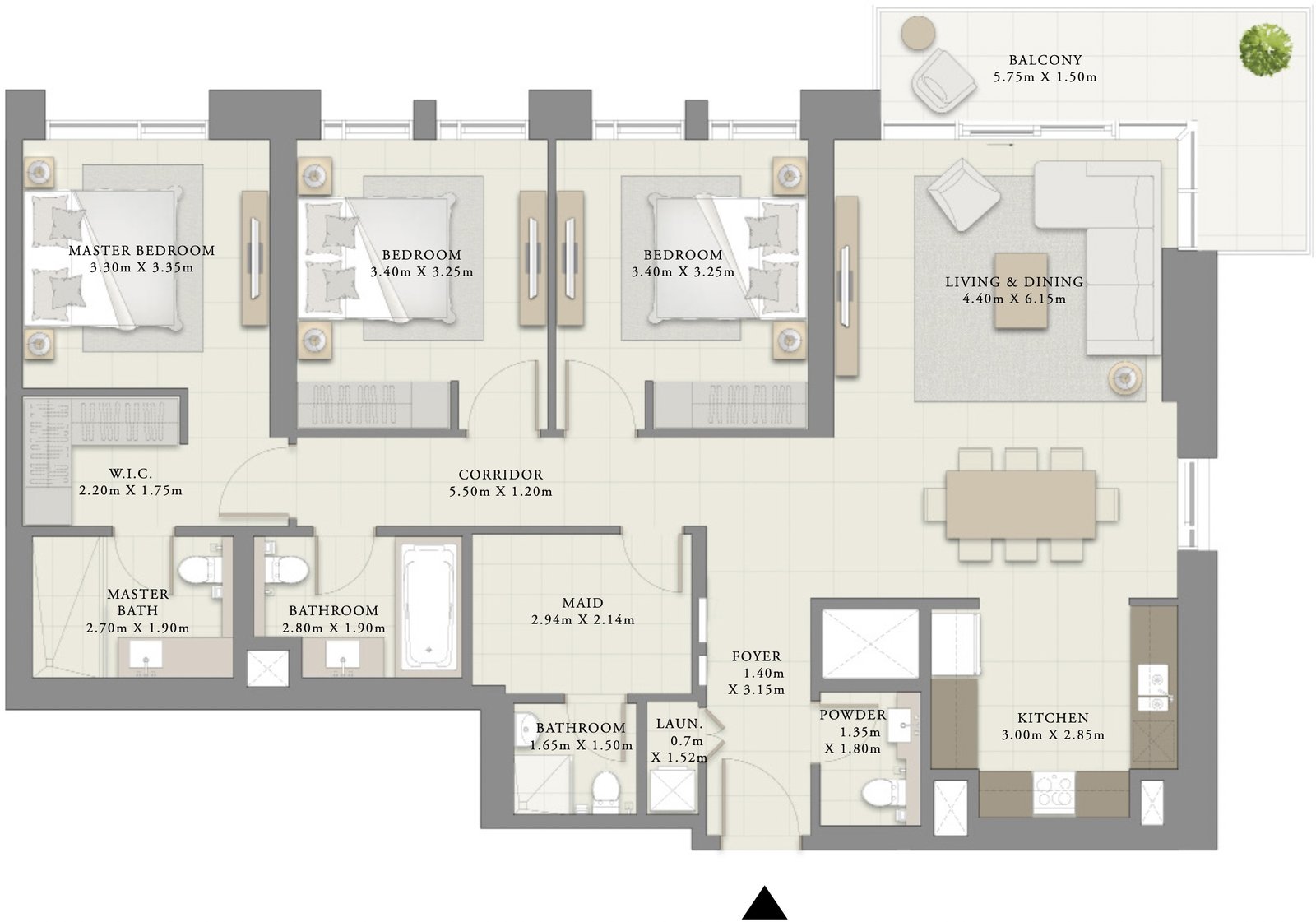 3br Emaar Creek Crescent in Dubai Creek Harbour