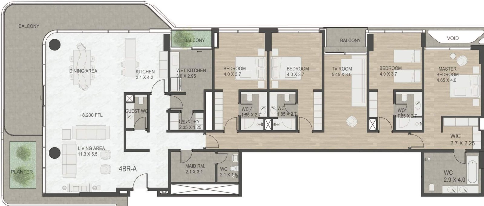 Taraf-Luce-Palm-Jumeirah-Floor-Plans-4BR