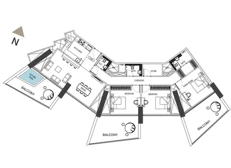 3-Bedroom Apartment