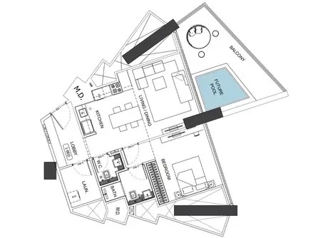 Binghatti Phantom 1br