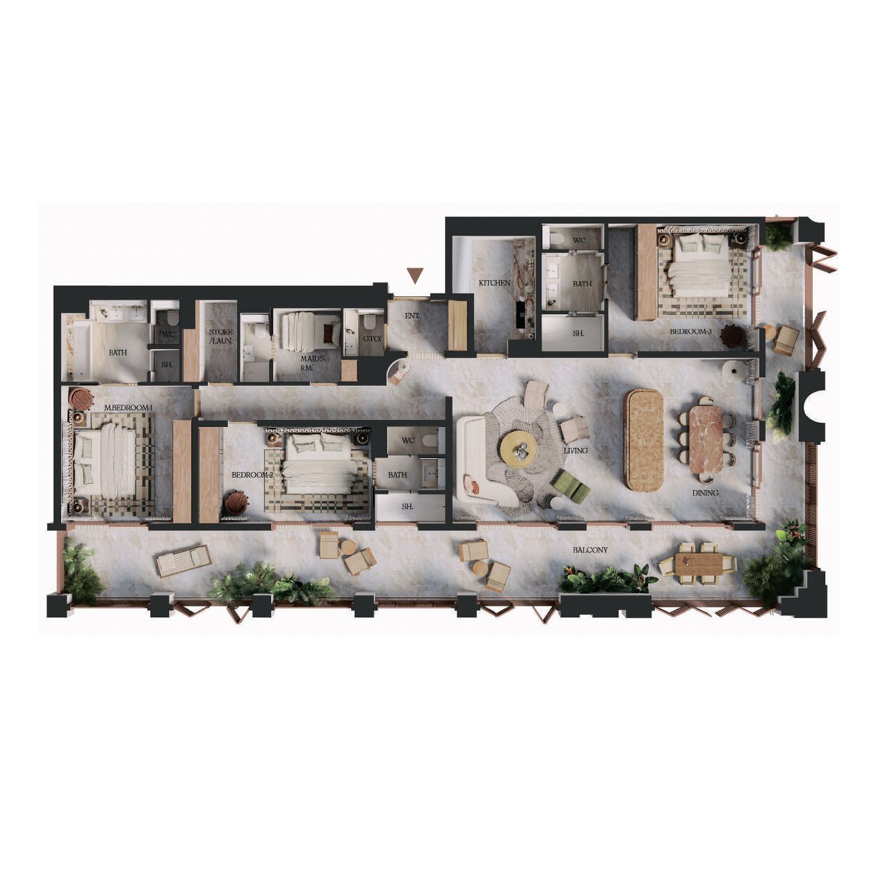 Elire in Business Bay 3br