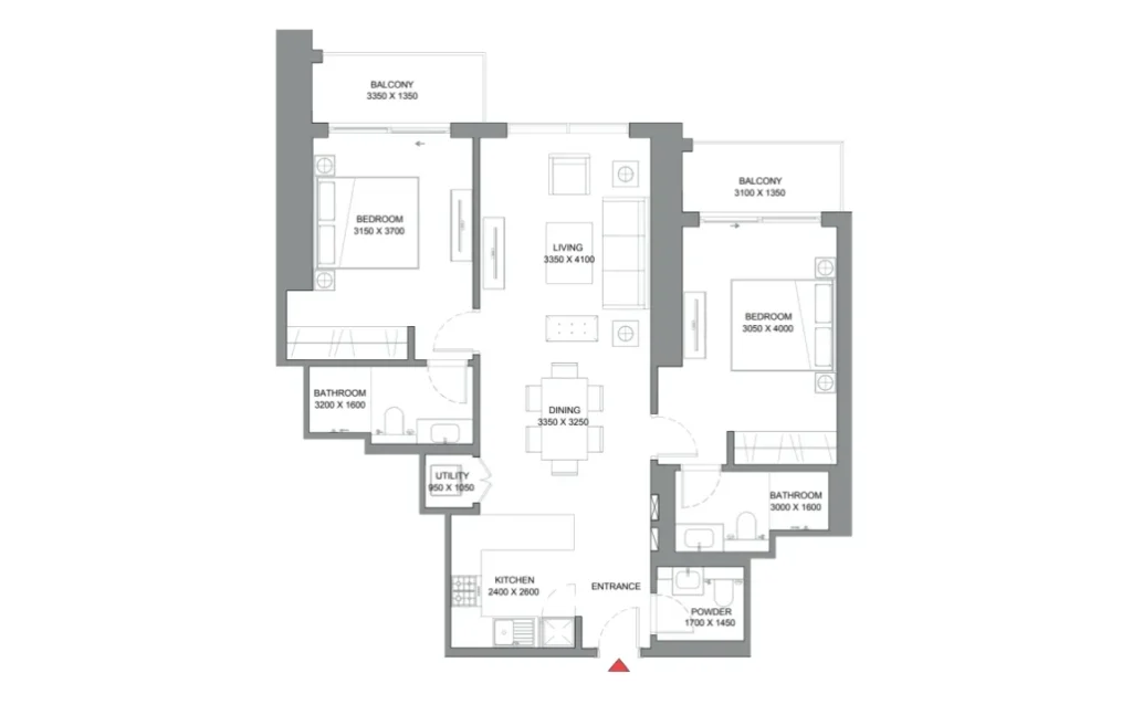 2.5 Bedroom Apartment (Type A)