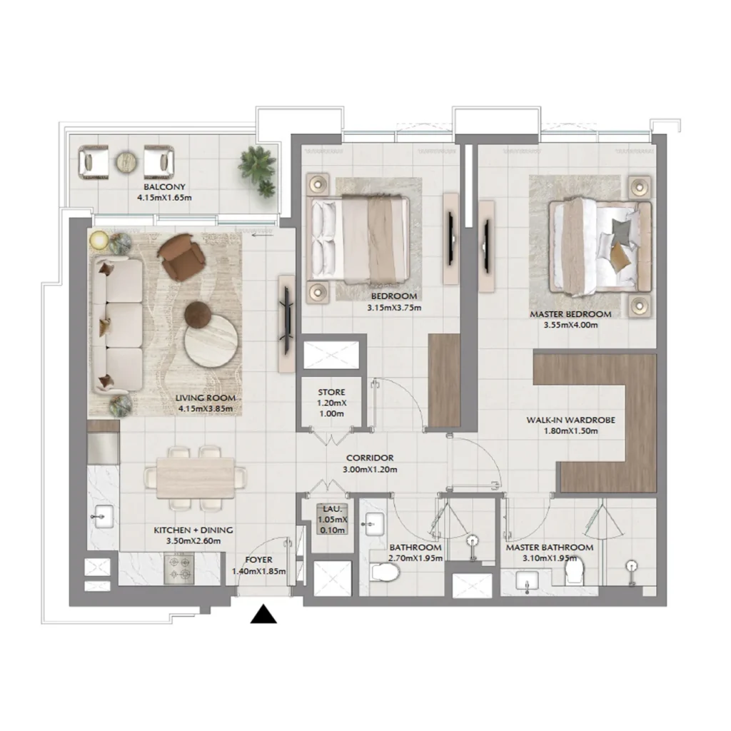 Terra Gardens 2br
