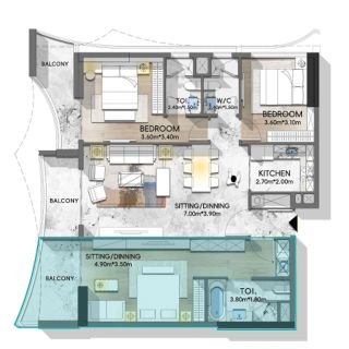 Nautis Residences 3br