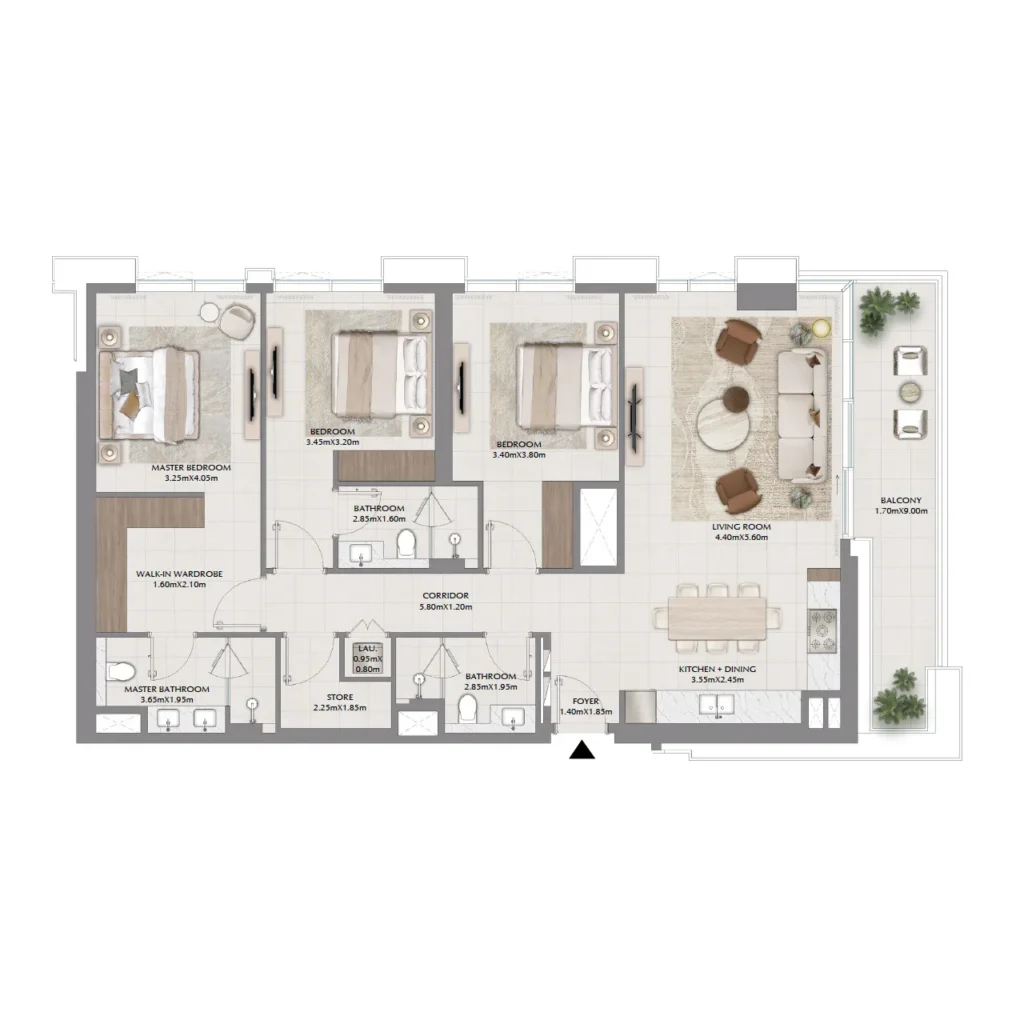 Terra Gardens 3br