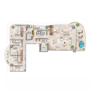 Maison Margiela Residences 3br