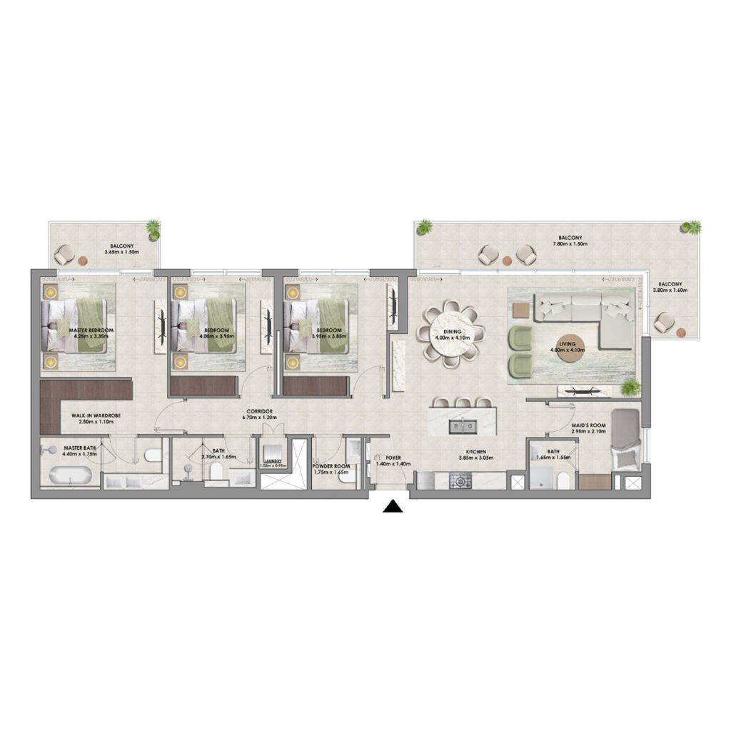 Palace Residences Hillside 3-BR Apartments