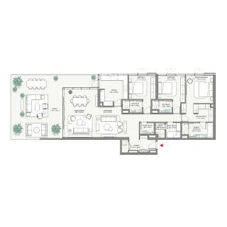 Palm Central Private Residences 3-BR Apartments