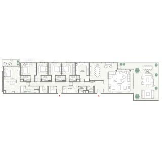 Palm Central Private Residences 5-BR Apartments