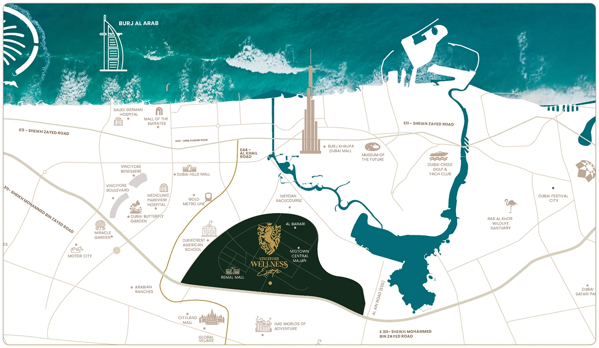 Vincitore Wellness Estate location