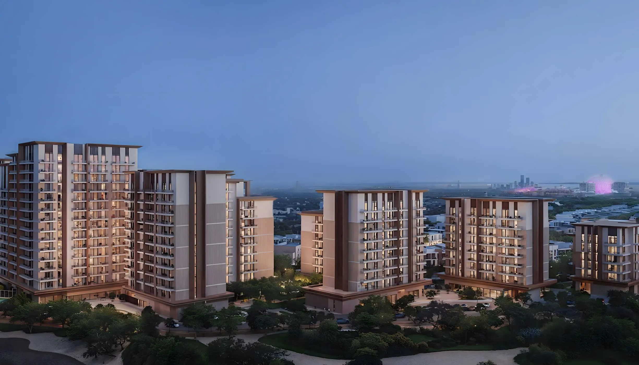 Expo Valley Views night view