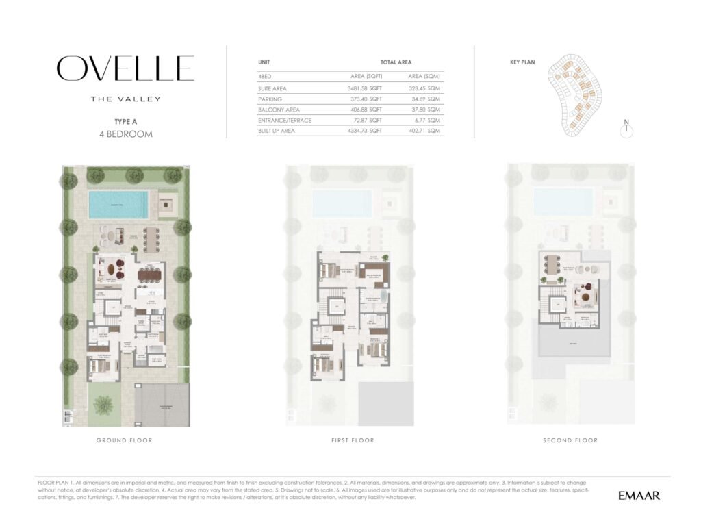 4 Bedroom Villas Ovelle