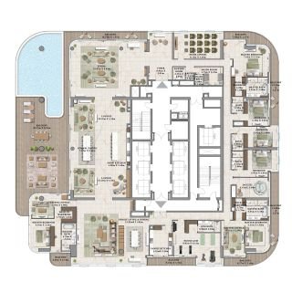6-BR Apartments