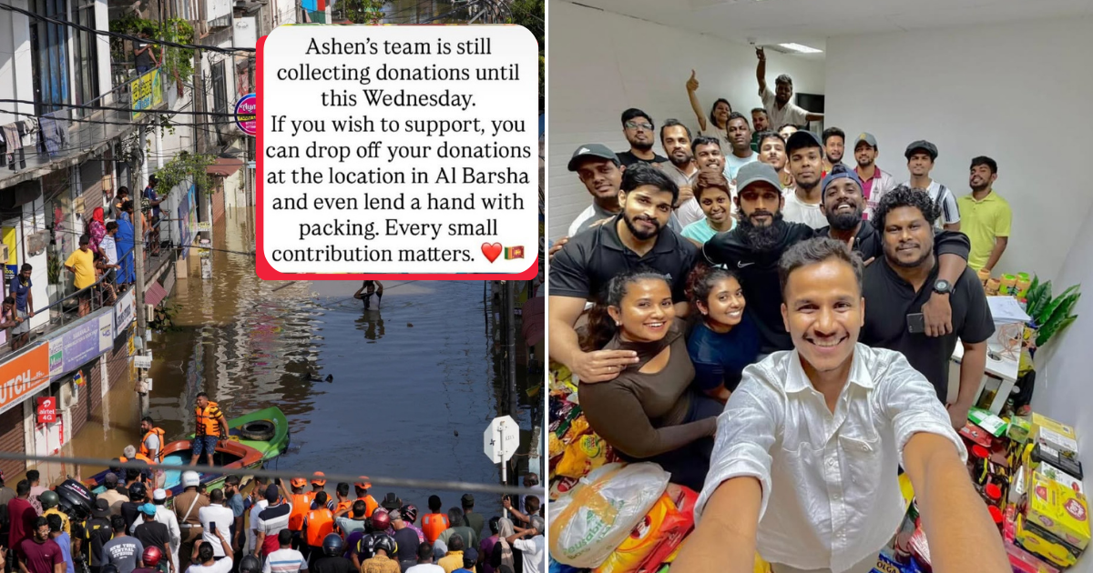 Dubai residents send relief to Sri Lanka