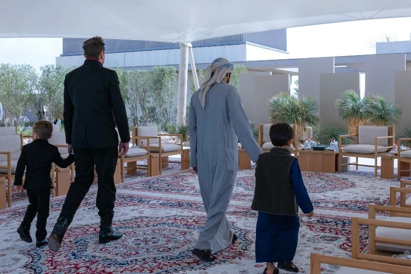 Elon Musk meets Sheikh Hamdan in Dubai