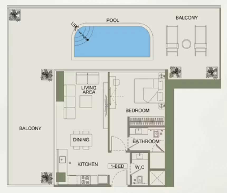 BINGHATTI VINTAGE 1br