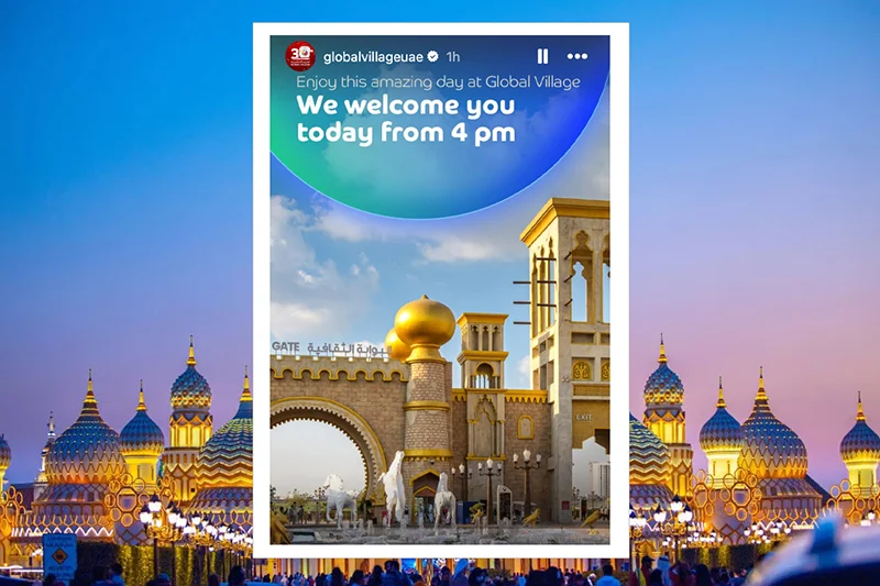 As the weather clears, Global Village and other locations reopen.