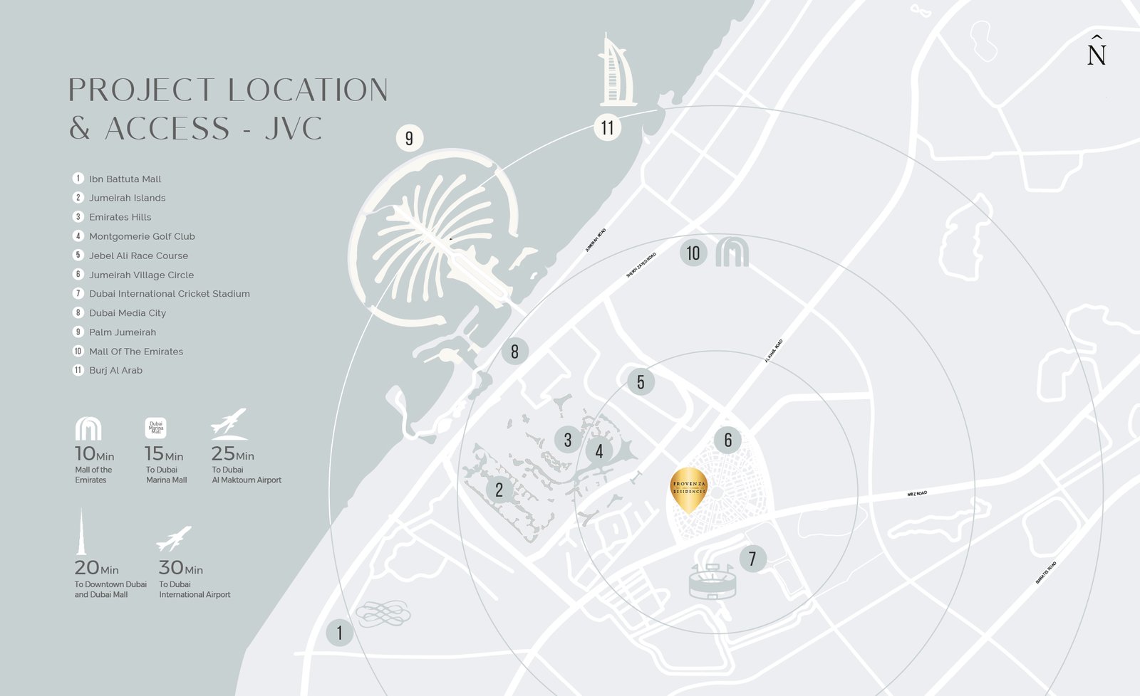Provenza Residences location