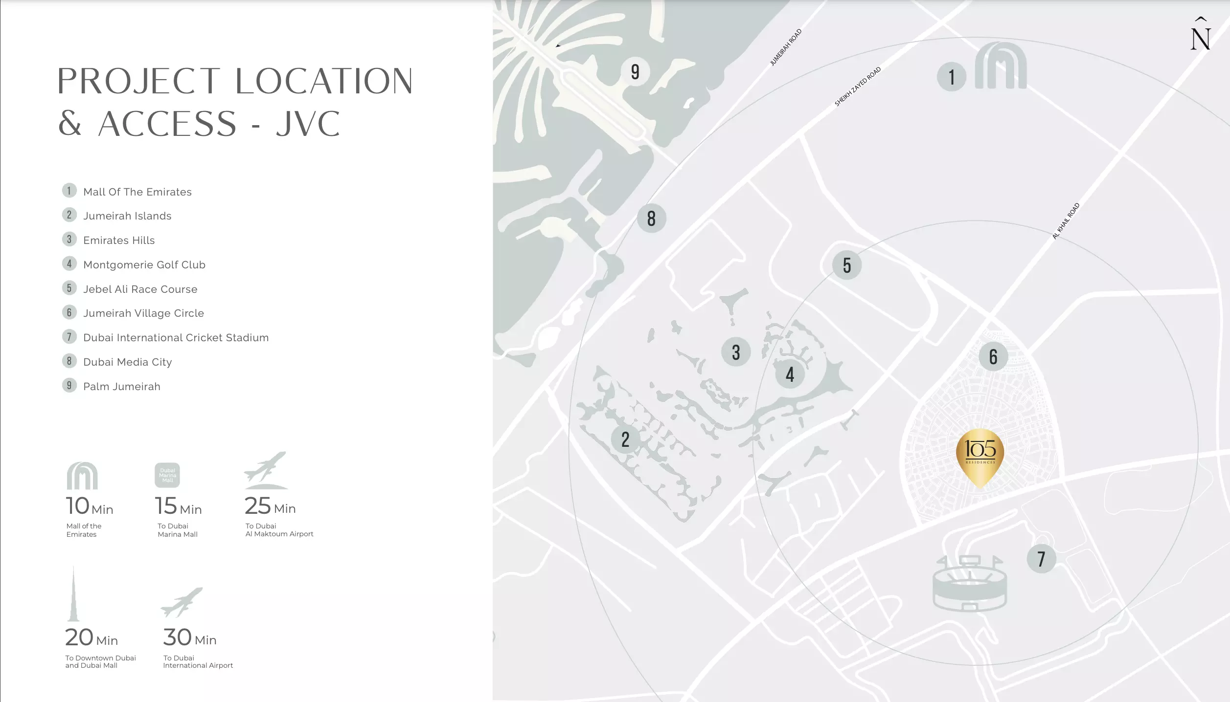 floor plans at 105 Residences