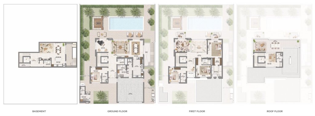 Palmiera Collective floor plan 4br villas