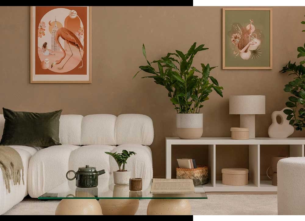 Creek bay living room interior